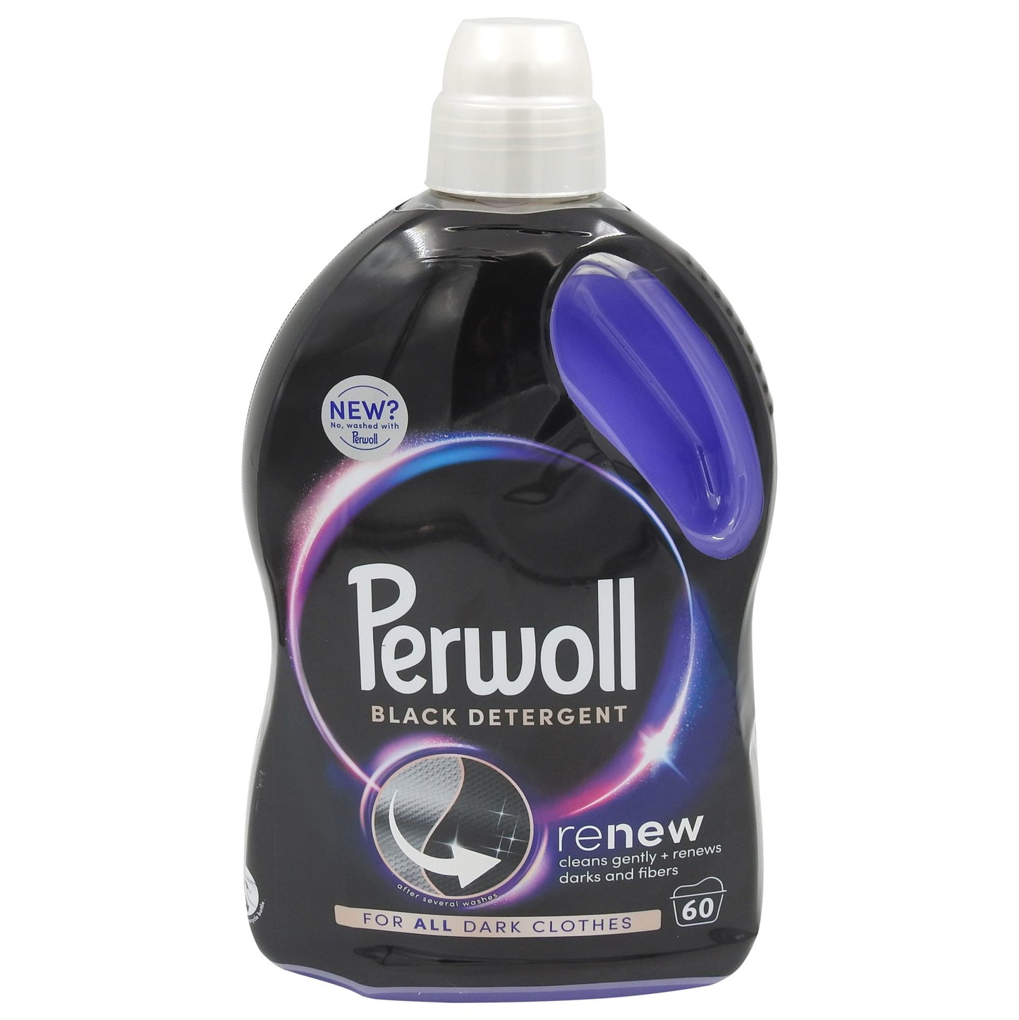 Detergent Lichid Perwoll Renew Black, Protectie Intensiva Rufe Negre si Inchise la Culoare, Formula cu Enzime, 3 L, 60 Spalari