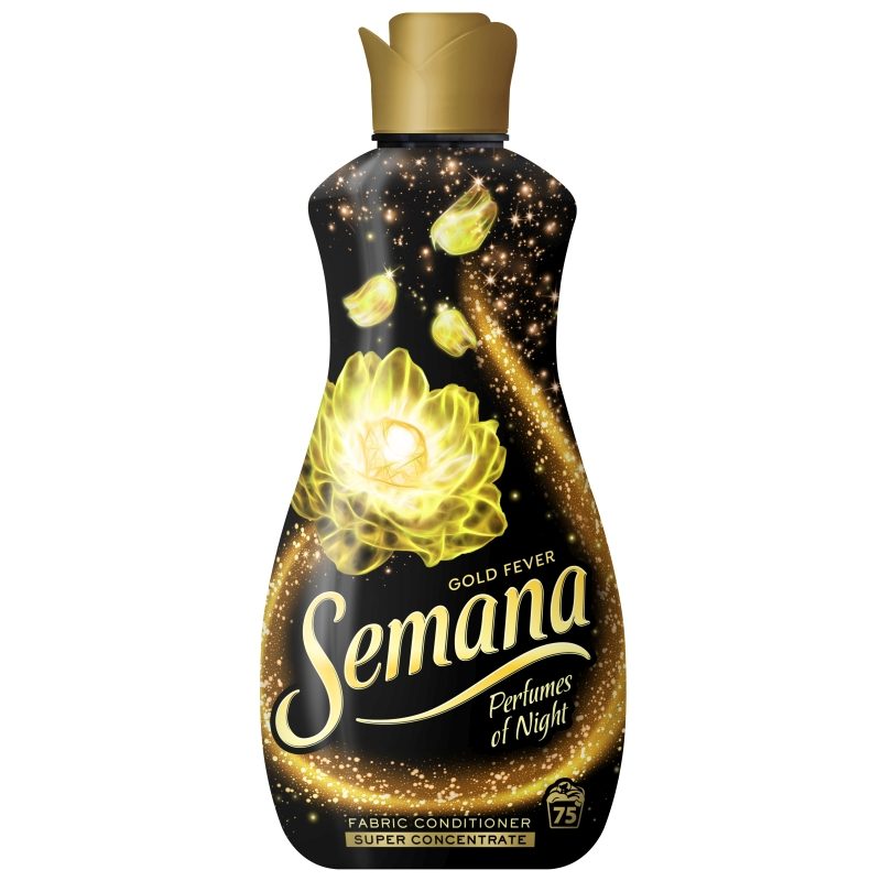 Semana Gold, Balsam de Rufe Concentrat, Parfum persistent, Tehnologie de improspatare, 1.65 L, 66 Spalari