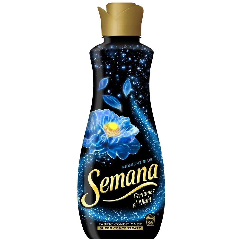 Semana Balsam de Rufe, Parfum Floral Night Midnight Blue, Formula pentru Protectia Culorilor, Lichid, 36 Spalari, 800 ml