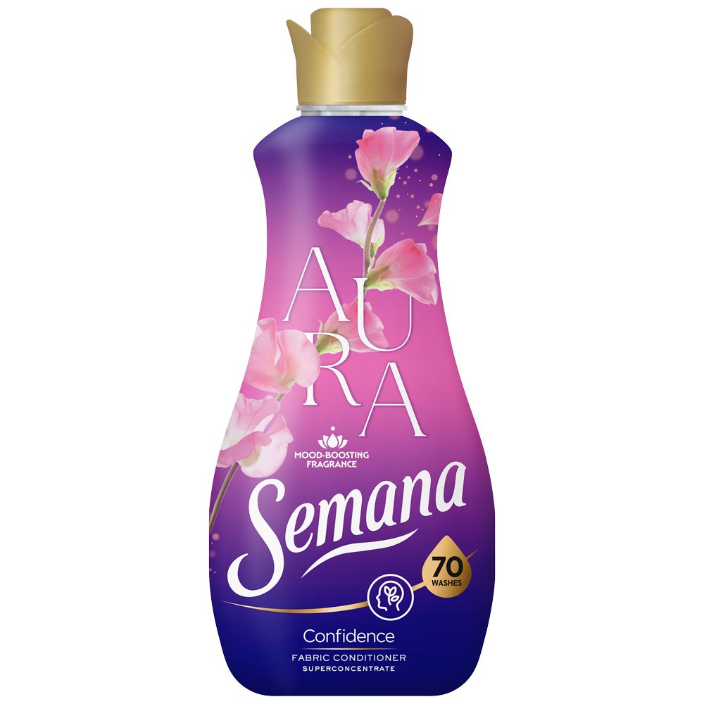 Semana Aura Confidence Balsam de Rufe Concentrat, Parfum Premium de Lungă Durată, Tehnologie Pro-Fresh, 1.4 L, 70 Spălări