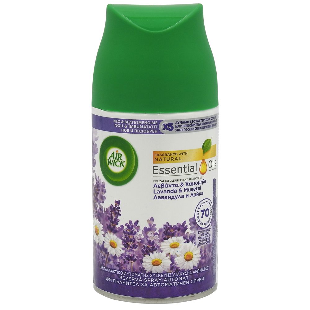 Air Wick Rezerva Odorizant Camera, Neutralizare Mirosuri Neplacute, Lavanda si Musetel, 250 ml