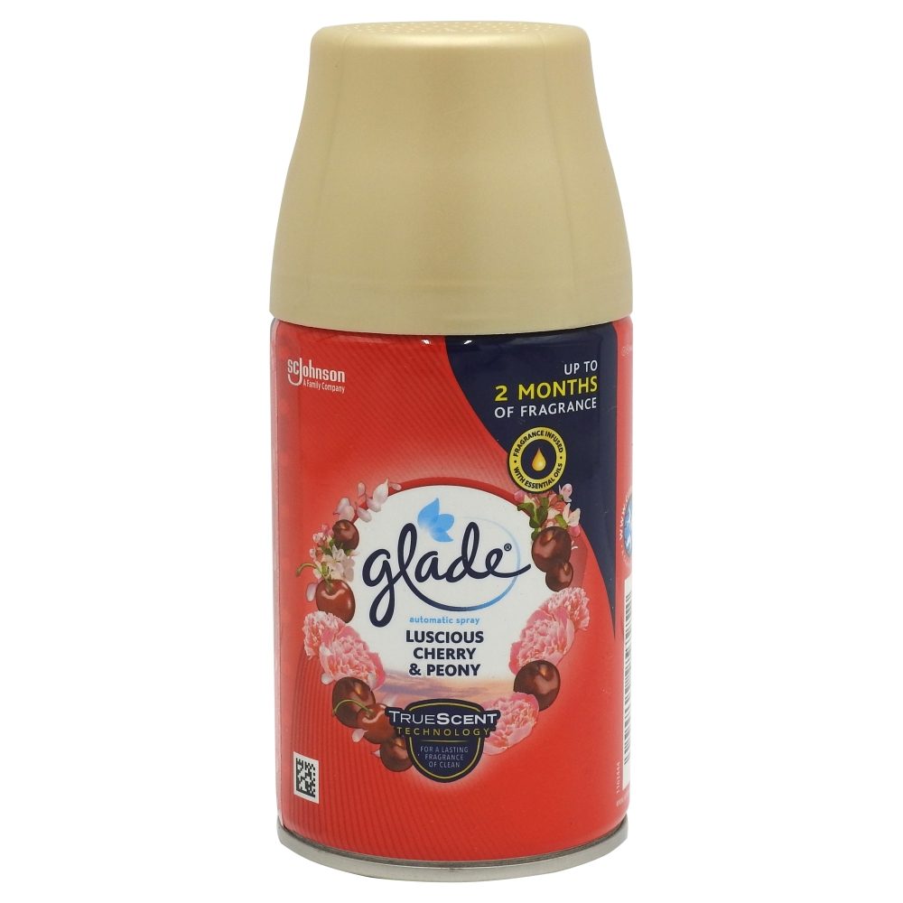Odorizant Camera Glade, Rezerva Spray Automat, Aroma Luscious Cherry And Peony, 269 ml