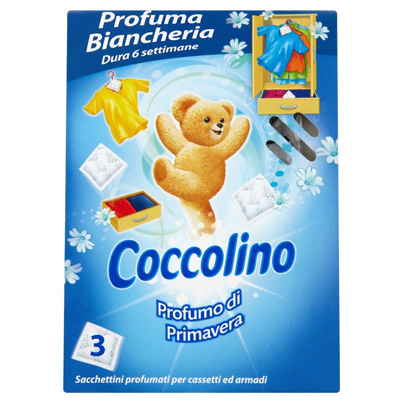 Coccolino Odorizant Pentru Dulap, Parfum Primavera, Perle Parfumate, 3 Bucati