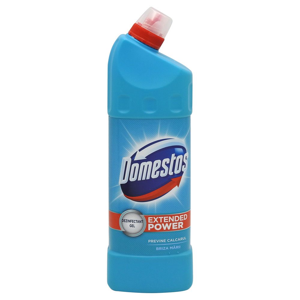 Domestos Atlantic Dezinfectant WC Lichid, Igienizare Si Protectie Anti-Calcar, Parfum Proaspat, 1 L