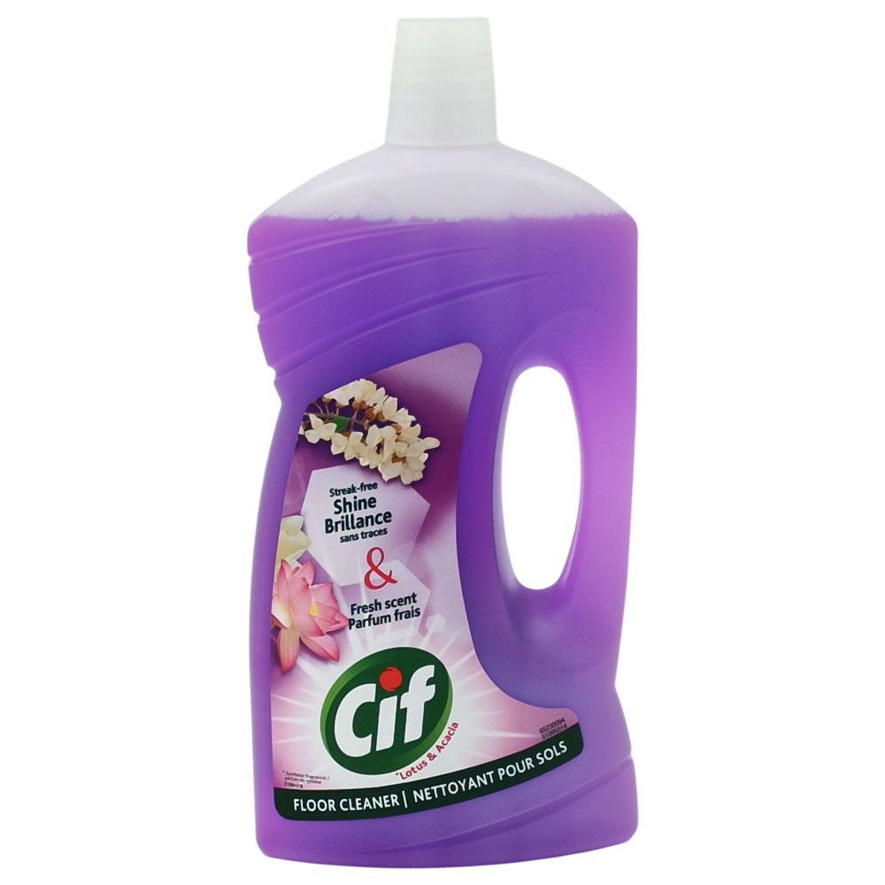 Detergent Pardoseli Cif Purple, Solutie Universala de Curatat cu Parfum de Lavanda, Bidon 1 L