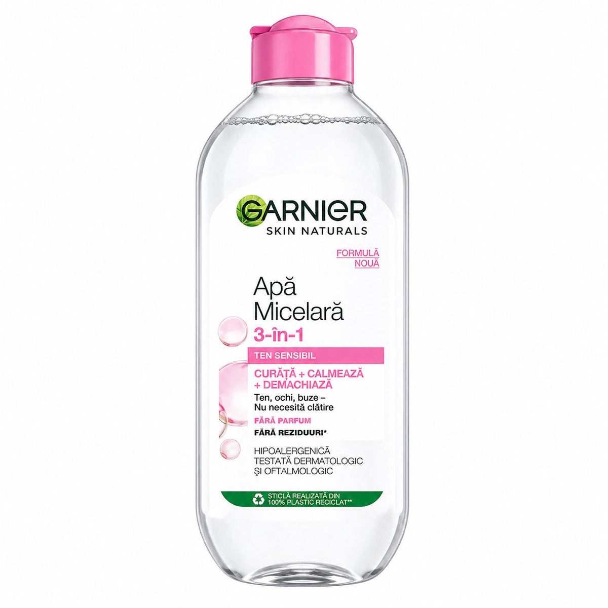 Garnier Apa Micelara Sensitive, Lotiune Demachianta si Purificatoare pentru Ten Normal, Formula Delicata de Curatare, 400 ml