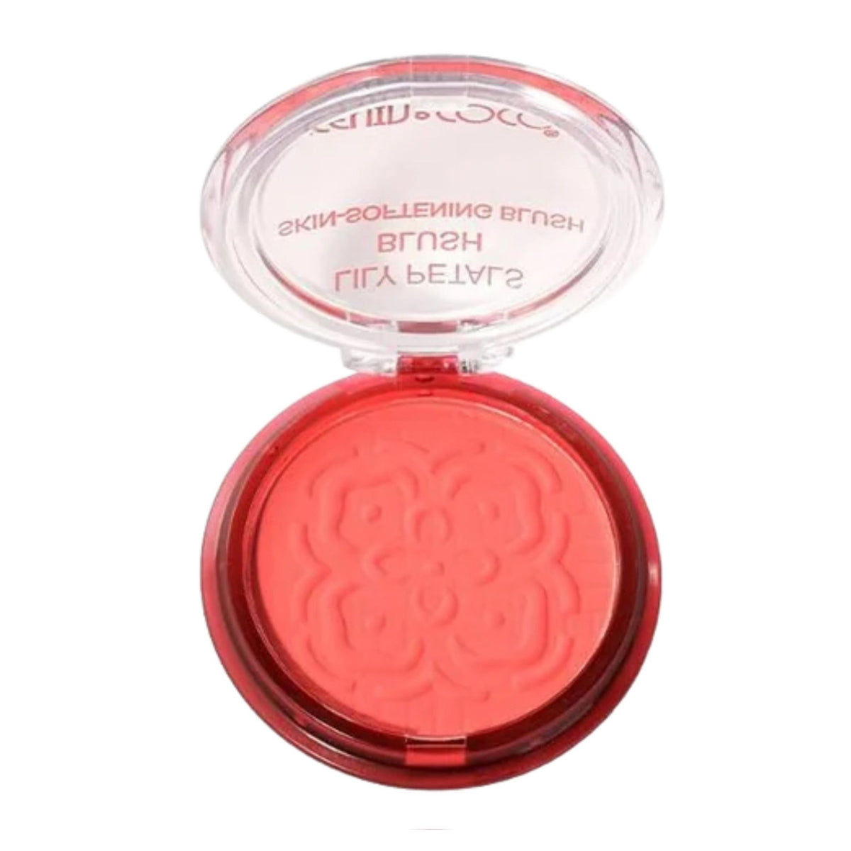 Kevin&Coco Fard de Obraz Lily Petals, Blush Compact cu Textura Fina si Efect Luminos, Pigmentatie Modulabila, Pentru Toate Tipurile de Ten, Model Eternity, Roz/Coral, 9.3 g