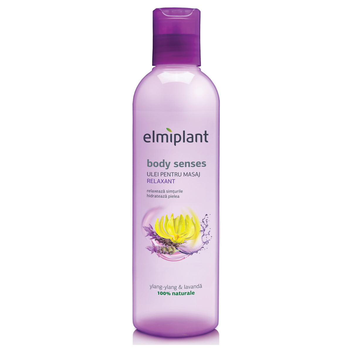 Elmiplant Ulei Pentru Masaj Relaxant, Formula Pentru Calmare Tensiuni Musculare Si Reducere Stres, Textura Cu Absorbtie Rapida, 250 ml
