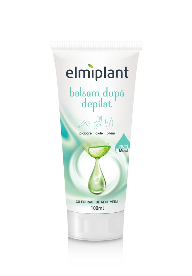 Elmiplant Balsam După Epilat, Loțiune Calmantă pentru Iritatii și Roșeață, Efect Hidratant, Textură Lejeră, 100 ml