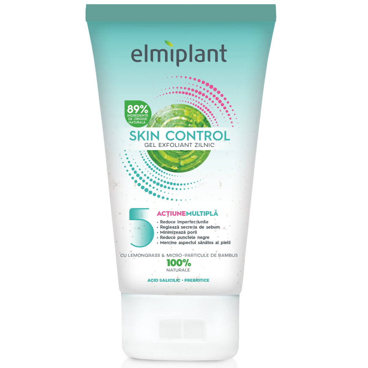 Elmiplant Skin Control, Gel Exfoliant Pentru Curatare Profunda Si Exfoliere Delicata, Formula Revitalizanta, 150 ml