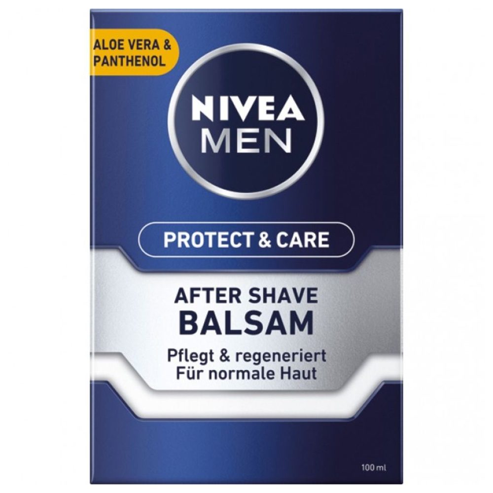 Nivea After Shave Balsam Protect & Care, Hidratant Cu Aloe Vera Și Provitamina B5, 100 ml
