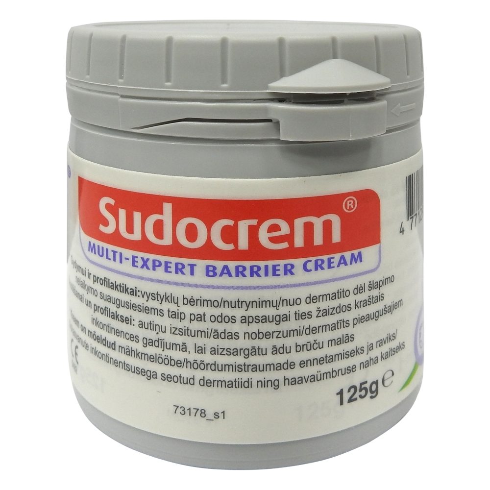 Sudocrem Crema Antiseptica pentru Iritatii de Scutec, Tratament Calmant pentru Bebelusi, Protectie Bariera Piele, 125 g