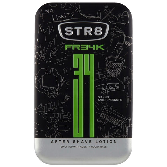 STR8 FR34K, Lotiune After Shave pentru Calmare si Hidratare, Formula Protectoare Post-Ras, 100 ml