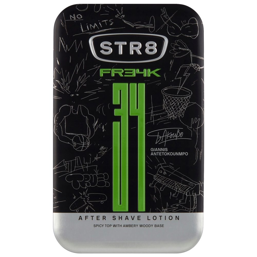 STR8 FR34K, Lotiune After Shave pentru Calmare si Hidratare, Formula Protectoare Post-Ras, 100 ml
