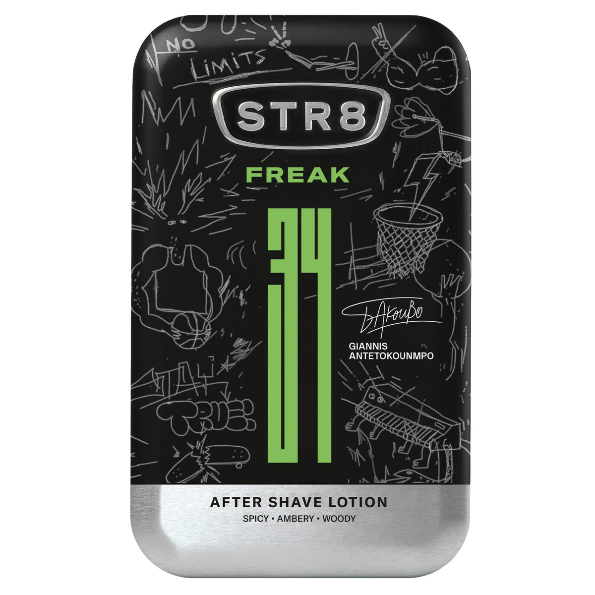STR8 FR34K, Lotiune After Shave pentru Calmare si Hidratare, Formula Protectoare Post-Ras, 100 ml