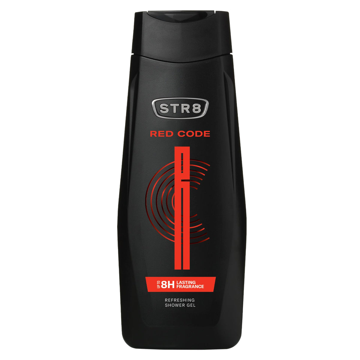 STR8 Red Code, Gel de Dus Pentru Barbati, Curatare Profunda si Aroma Intensa, 400 ml