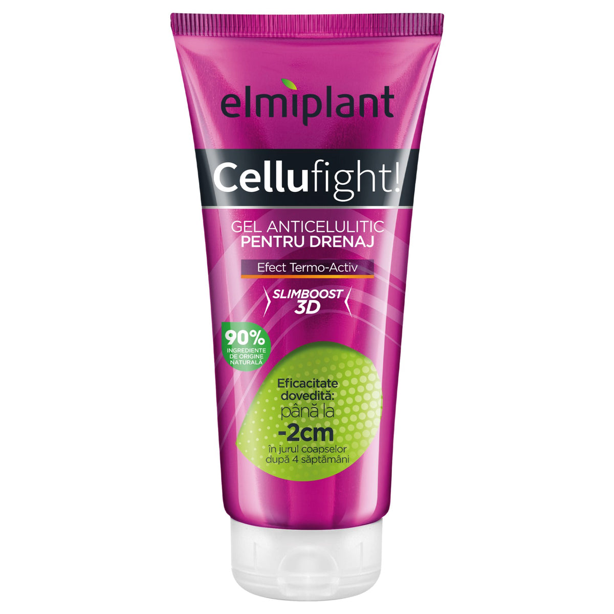 Elmiplant Cellufight, Gel Anticelulitic Pentru Drenaj Profund, Formula Tonifianta Pentru Fermitate, 200 ml