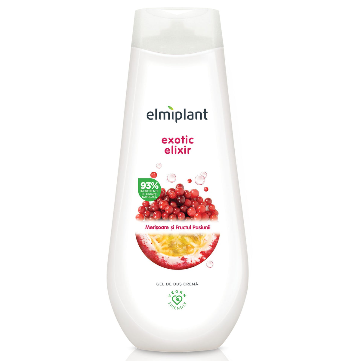 Elmiplant Gel de Dus Crema Exotic Elixir, Textura Hidratanta pentru Piele Catifelata, Formula Hranitoare, 750 ml