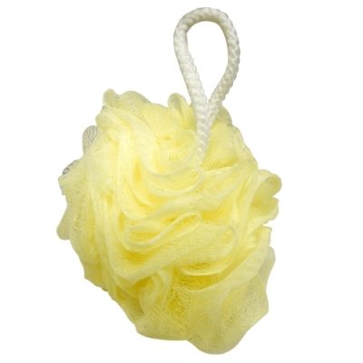 Burete Baie Rotund, Accesoriu Exfoliere Delicată pentru Corp, Textură Tip Plasă, 50 g