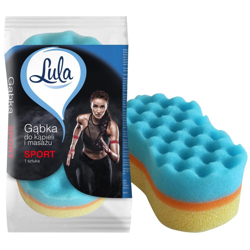Lula Burete de Baie pentru Masaj Sport, Structura Ergonomica, Material Sintetic Rezistent, Albastru