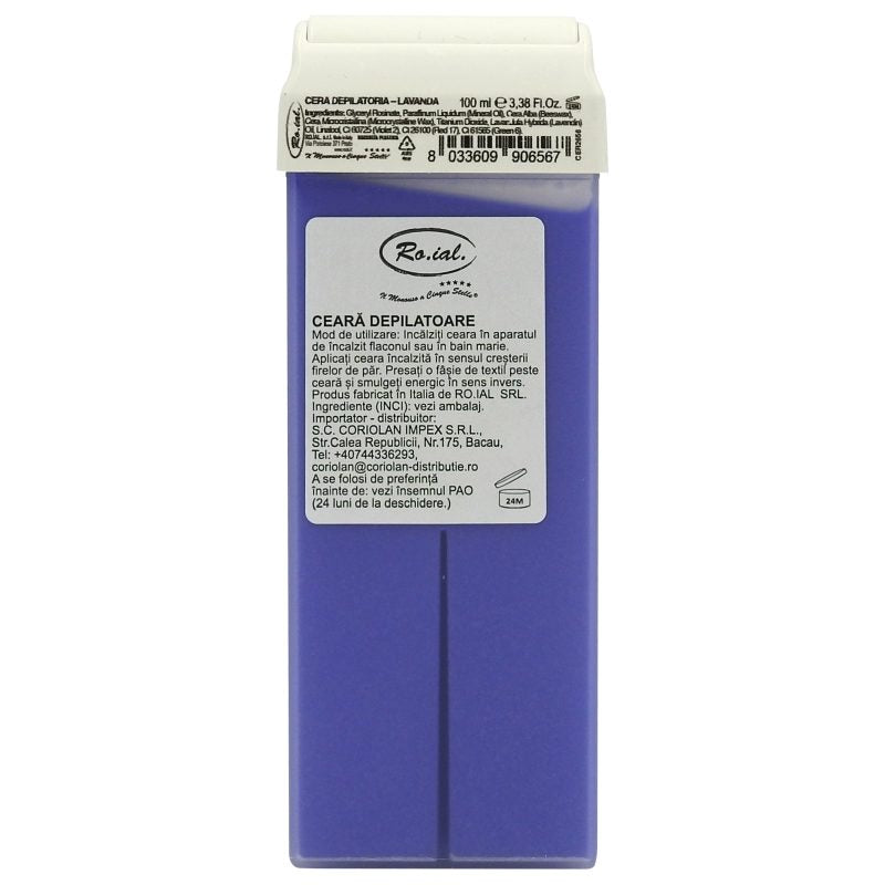 Roial Ceara Epilat Roll-on cu Lavanda, Formula Profesionala, Textura Cremoasa, Pentru Piele Sensibila, 100 ml