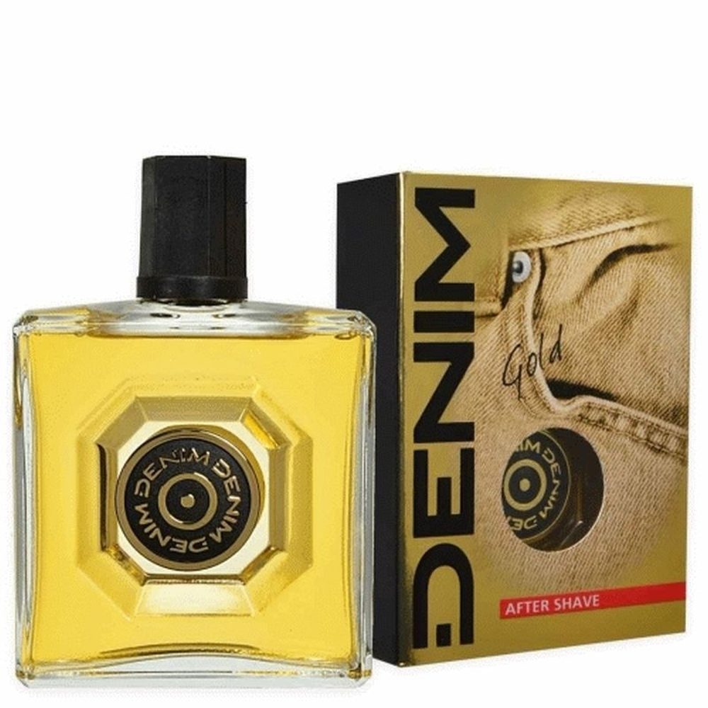 Denim After Shave Gold, Lotiune Dupa Ras Revigoranta, Parfum Oriental, Flacon 100 ml