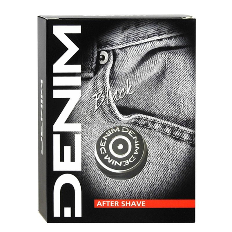 Denim After Shave Black, Lotiune Dupa Ras Revigoranta, Parfum Masculin Intens, Recipient Sticla, 100 ml