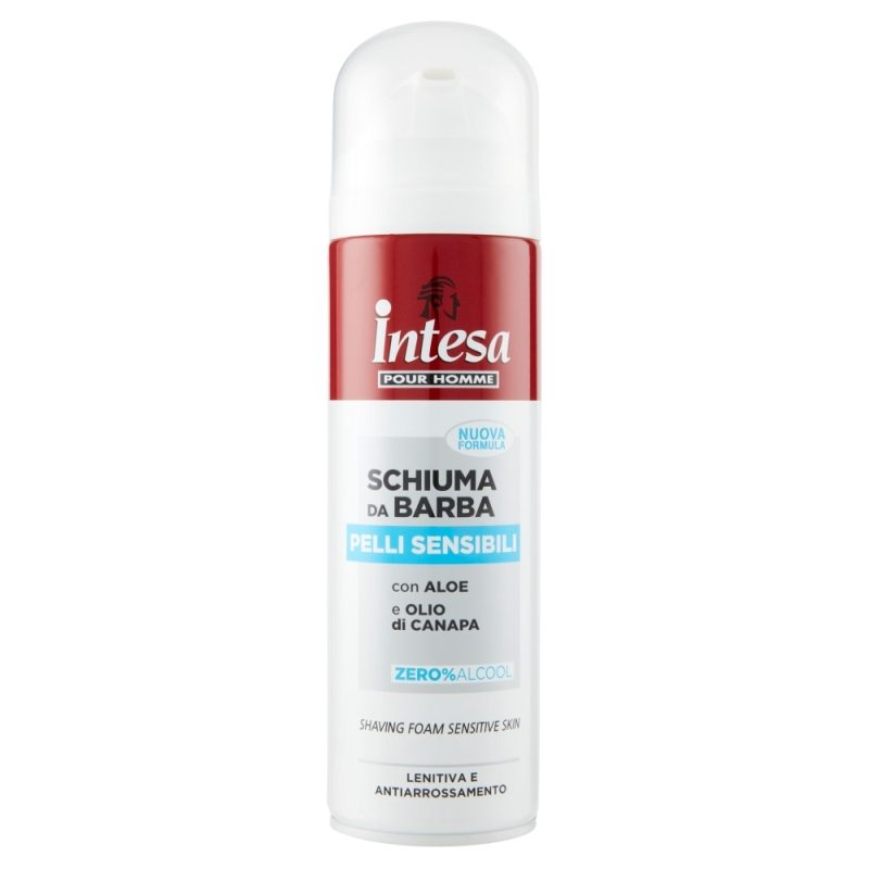 Spuma de Ras Intesa Olio di Canepa, Formula Hidratanta cu Ulei de Canepa, 300 ml