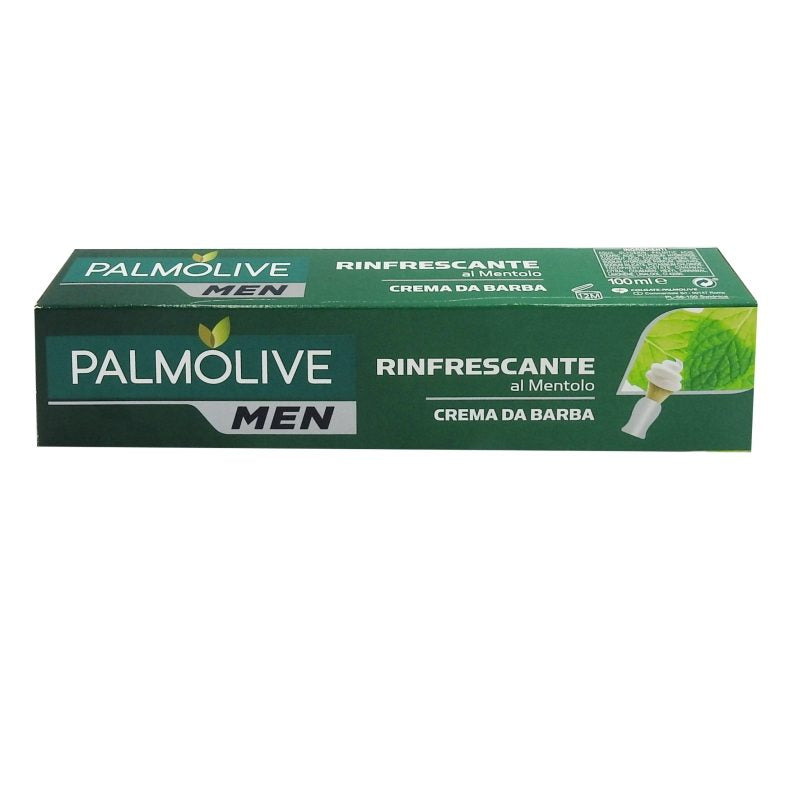Palmolive Cremă de Ras cu Mentol, Efect Răcoritor, Formulă Hidratantă, Tub 100 ml