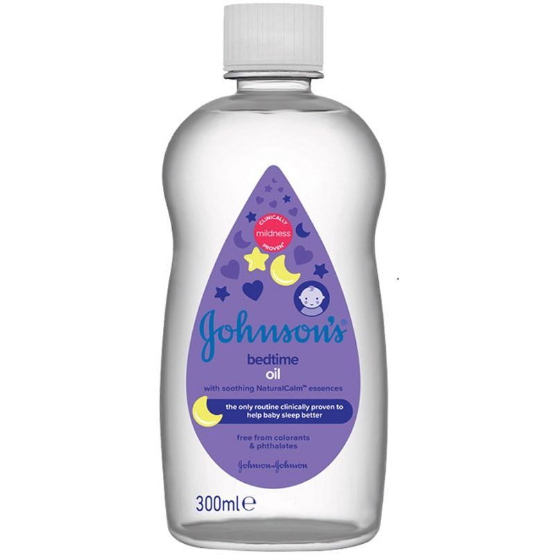 Johnson's Baby Ulei de Corp Bedtime, Hidratare Delicată cu Arome NaturalCalm, 300 ml