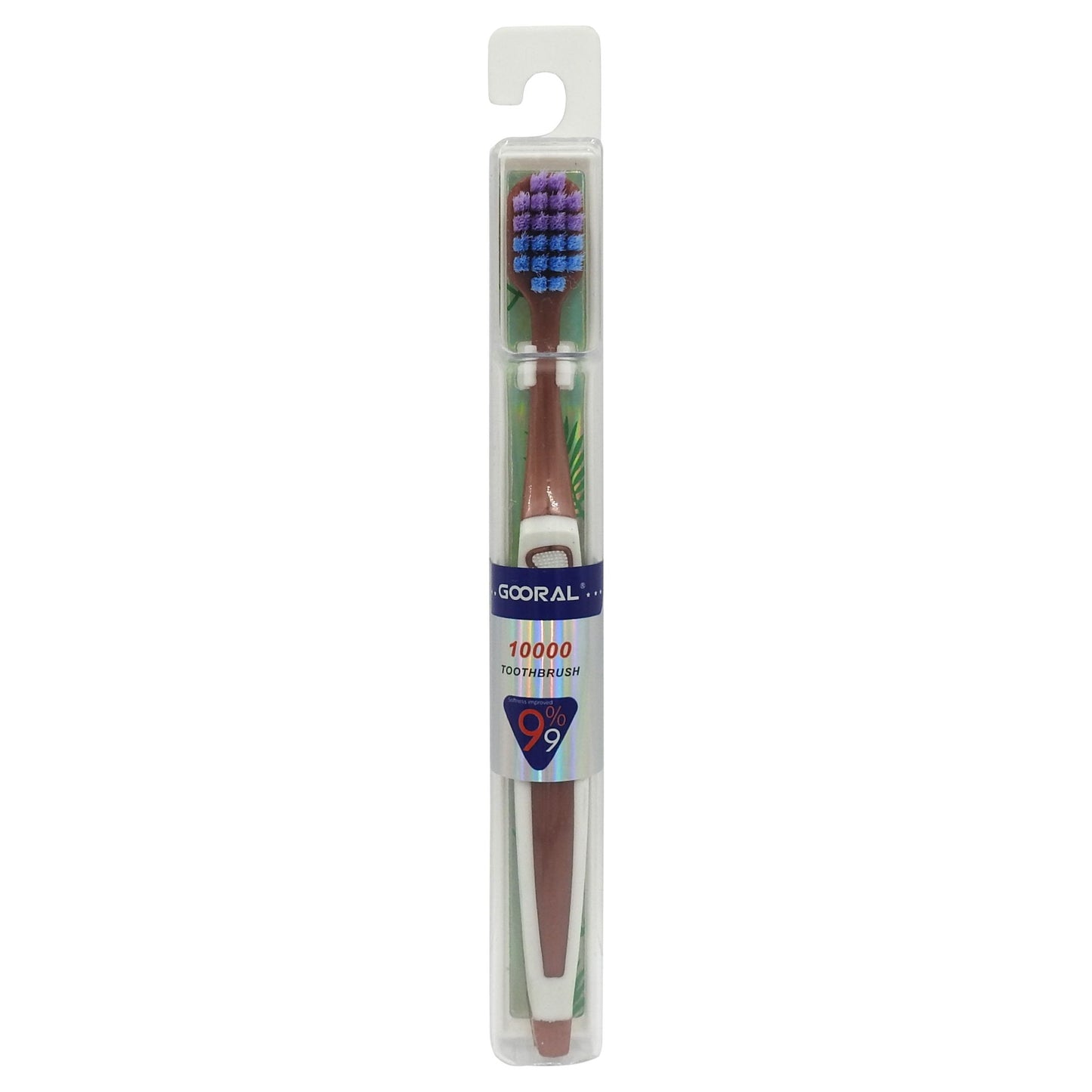 Sanfeng Periuta de Dinti Manuala, Peri Moi Soft 0.18 mm, Maner Ergonomic, Include Toc de Protectie Wei, Model 30353, Albastru/Alb