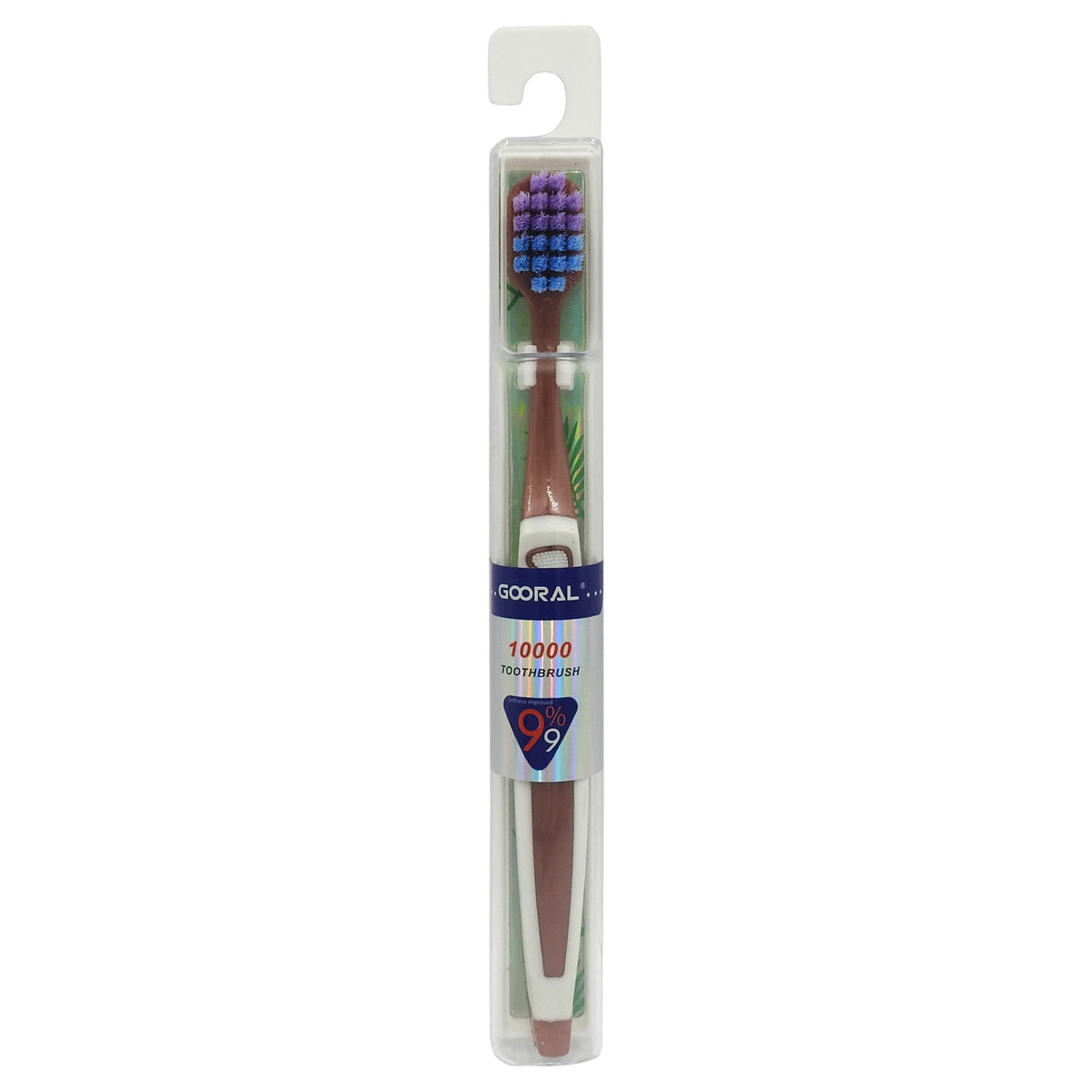 Sanfeng Periuta de Dinti Manuala, Peri Moi Soft 0.18 mm, Maner Ergonomic, Include Toc de Protectie Wei, Model 30353, Albastru/Alb