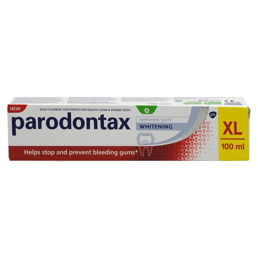 Pasta de Dinti Parodontax Whitening, Protectie Gingivala si Albire Delicata, Tub 100 ml