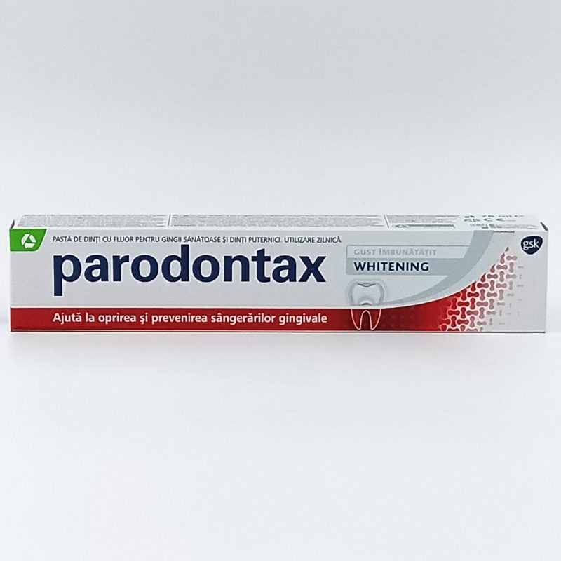Pasta de Dinti Parodontax Gentle Whitening, Actiune Albire Delicata, Mentinerea Sanatatii Gingivale, Tub 75 ml