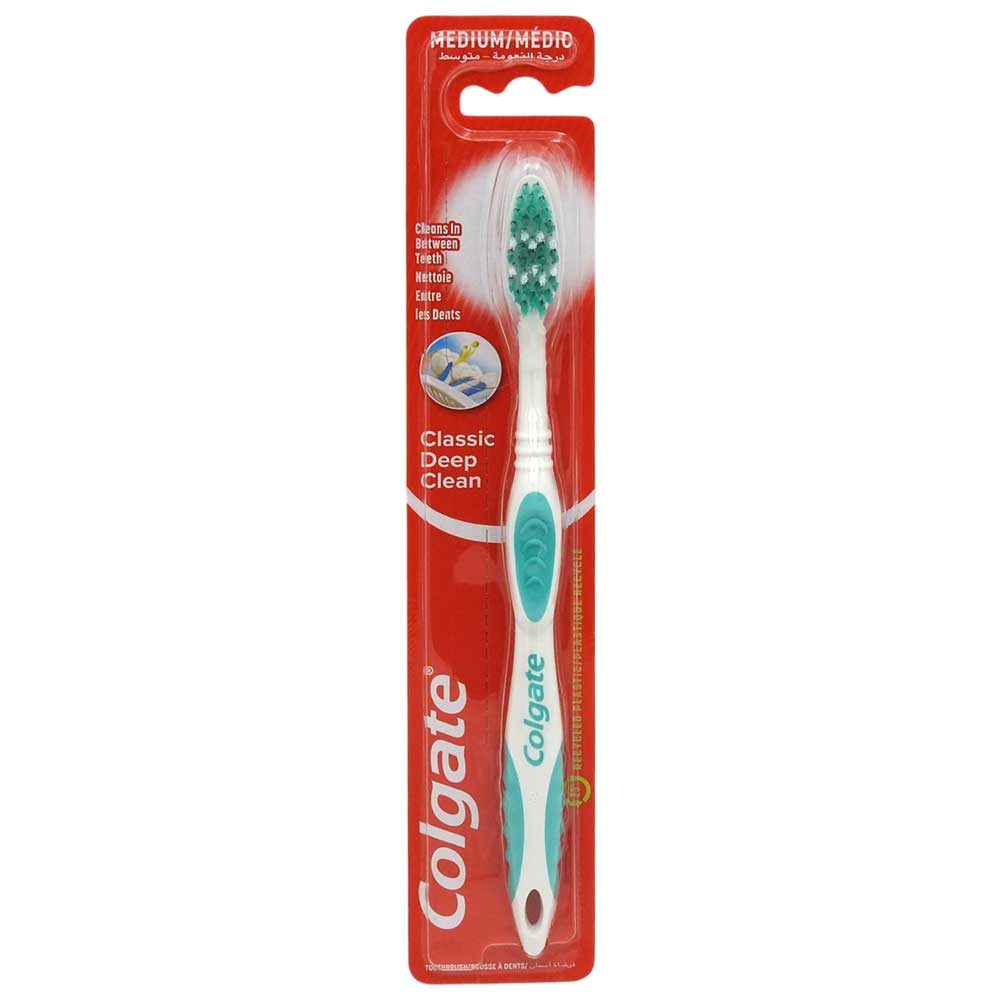 Colgate Periuță de Dinți, Deep Clean, Curățare în Profunzime, Duritate Medie, 1 Bucată