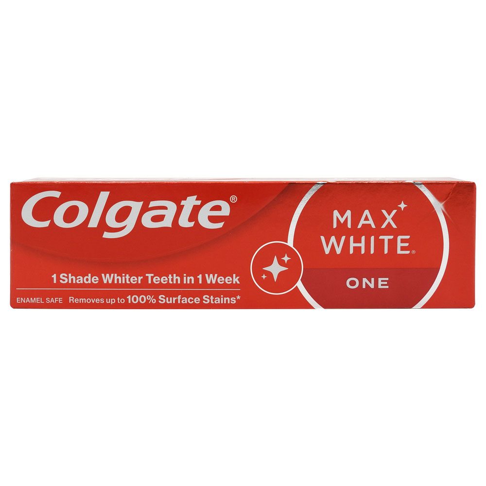 Pasta de Dinti Colgate Max White One, Albire Avansata, Efect Accelerator, Tub 75 ml