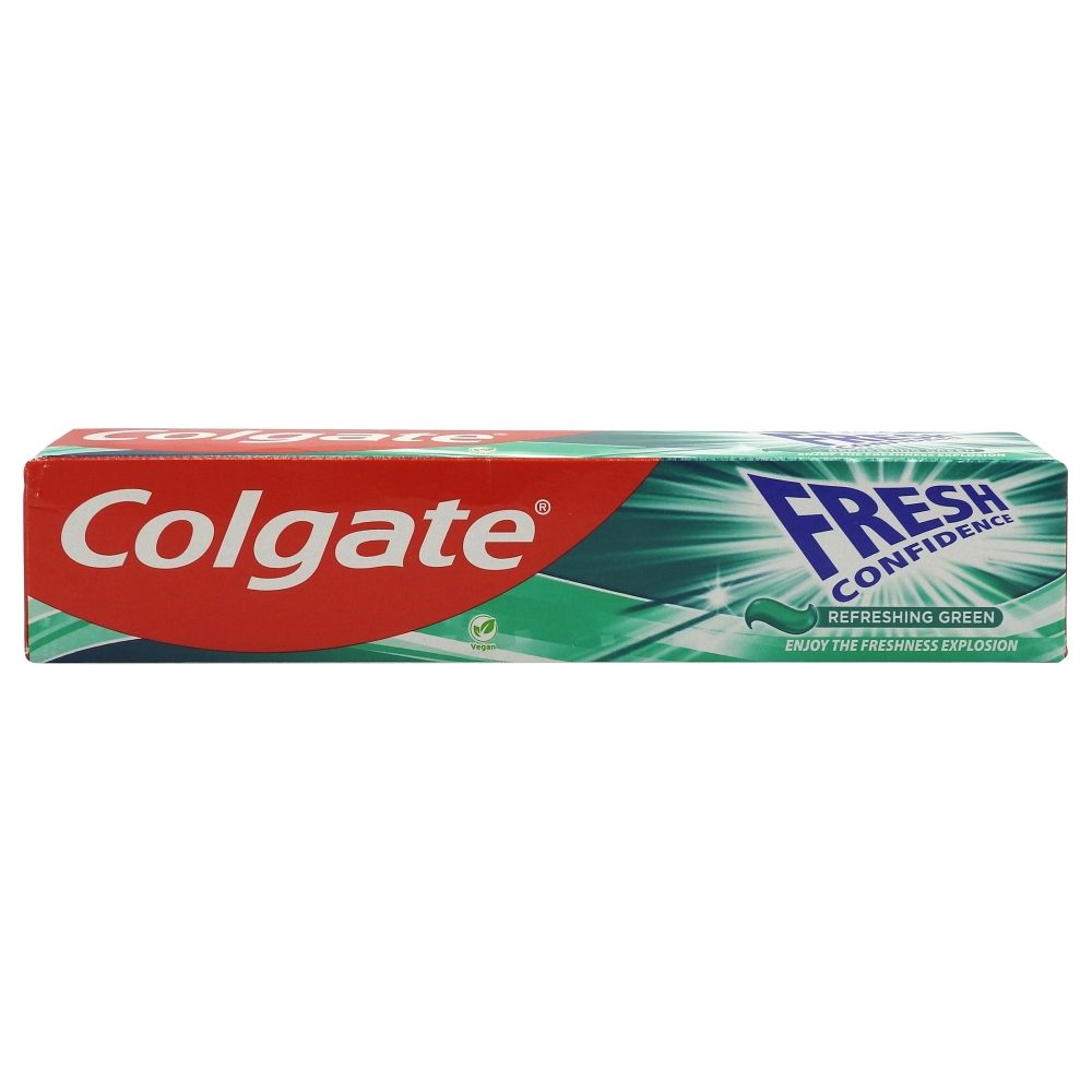 Pasta de Dinti Colgate Fresh Confidence Refreshing Green, Gel cu Mentol pentru Prospetime, 75 ml