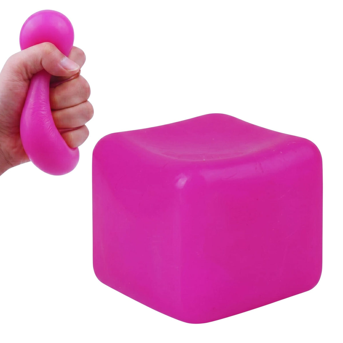 Jucarie Squishy Antistres, Model Cub De Gheata Cu Revenire Lenta, Material TPR, 3x3 cm, Mov