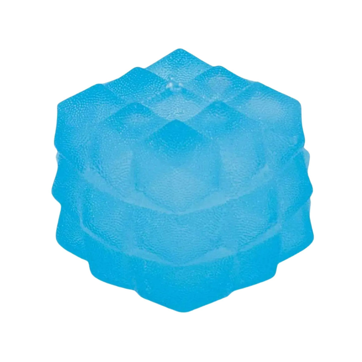 Jucarie Squishy Antistres Cub, Design Sculptat 3D cu Revenire Lenta, Spuma Poliuretanica, 5 cm, 135 g, Albastru