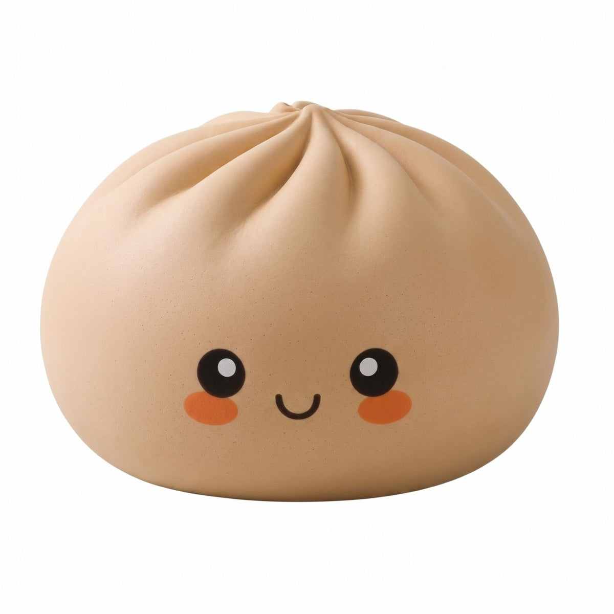 Jucarie Antistres Squishy Dumpling, Model Fata Zimbitoare, Spuma Poliuretanica Slow-Rise, 25 cm, 1.5 kg, Portocaliu