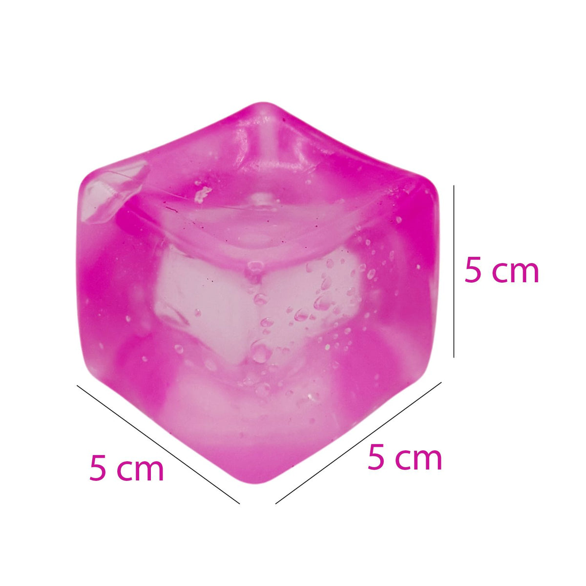 Jucarie Squishy Antistres, Cub Fidget Dumpling Senzorial, Comprimabil cu Revenire, Termoplastic, 5x5x5 cm, Culori Random