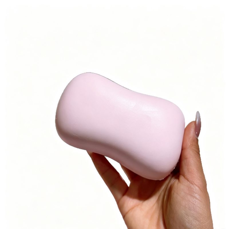 Jucarie Antistres Squishy Sapun, Slow Rising, Moale, Poliuretan, 11 cm, Roz