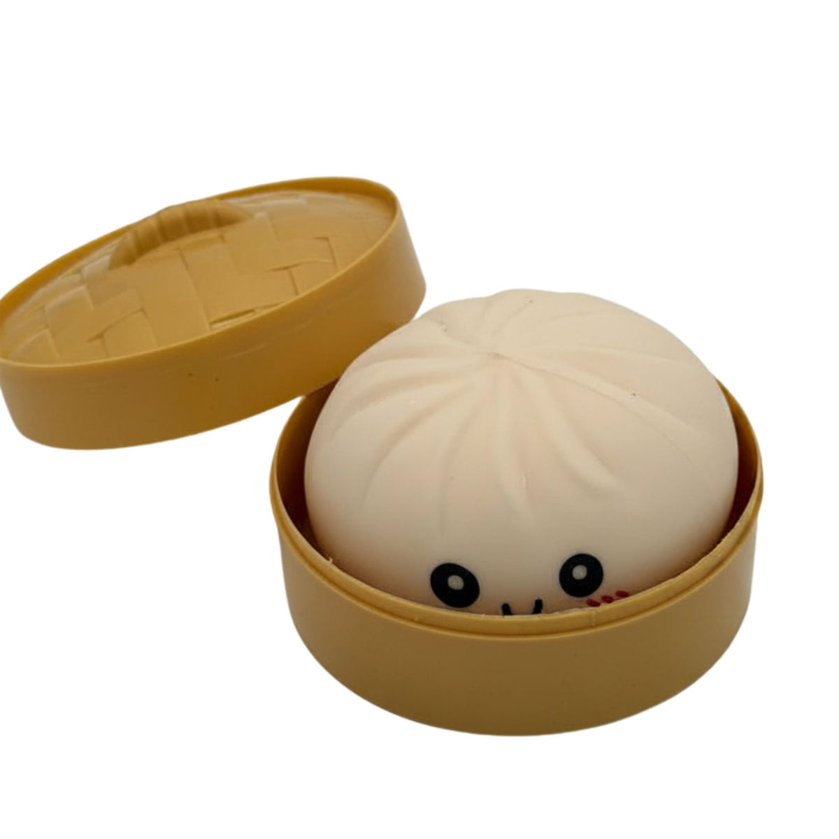 Jucarie Squishy Antistres, Model Galustca Fata Zambitoare cu Revenire Lenta, Material TPR, Recipient Steamer Inclus, 8.5 cm, Culoare Aleatorie