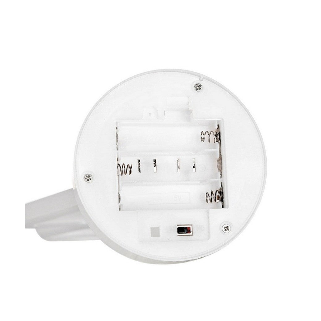 Decoratiune Luminoasa de Craciun, Model Stea cu LED, Alimentare pe Baterii, Rosu