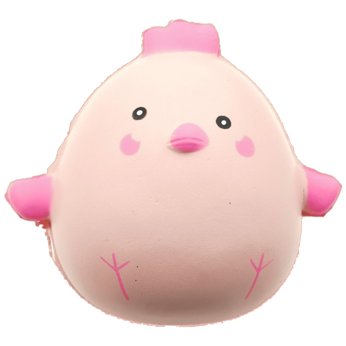Jucarie Squishy Anti-Stres, Model Gainusa cu Crestere Lenta, Spuma PU Parfumata, Roz