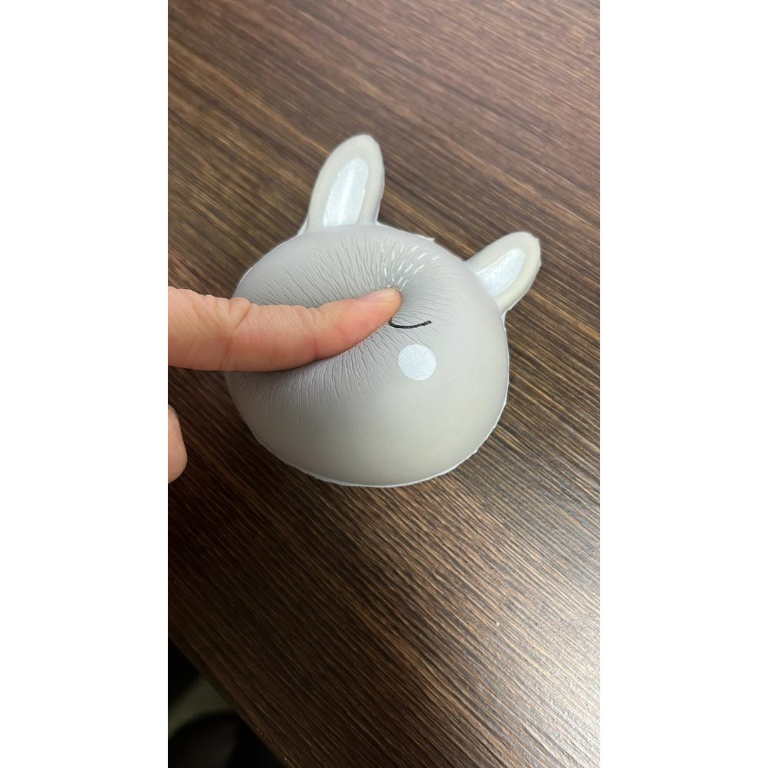 Jucarie Squishy Anti-Stres, Creștere Lentă, Spumă PU Parfumată, Model Pisică, Gri