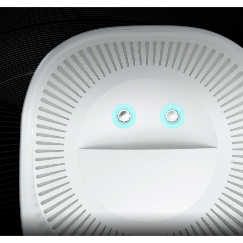 Umidificator de Aer cu Duza Dubla, Capacitate 3L, Umplere Superioara, Lumina Ambientala 7 Culori, Silentios 35dB, Oprire Automata, Alimentare USB, ABS si PP, Alb