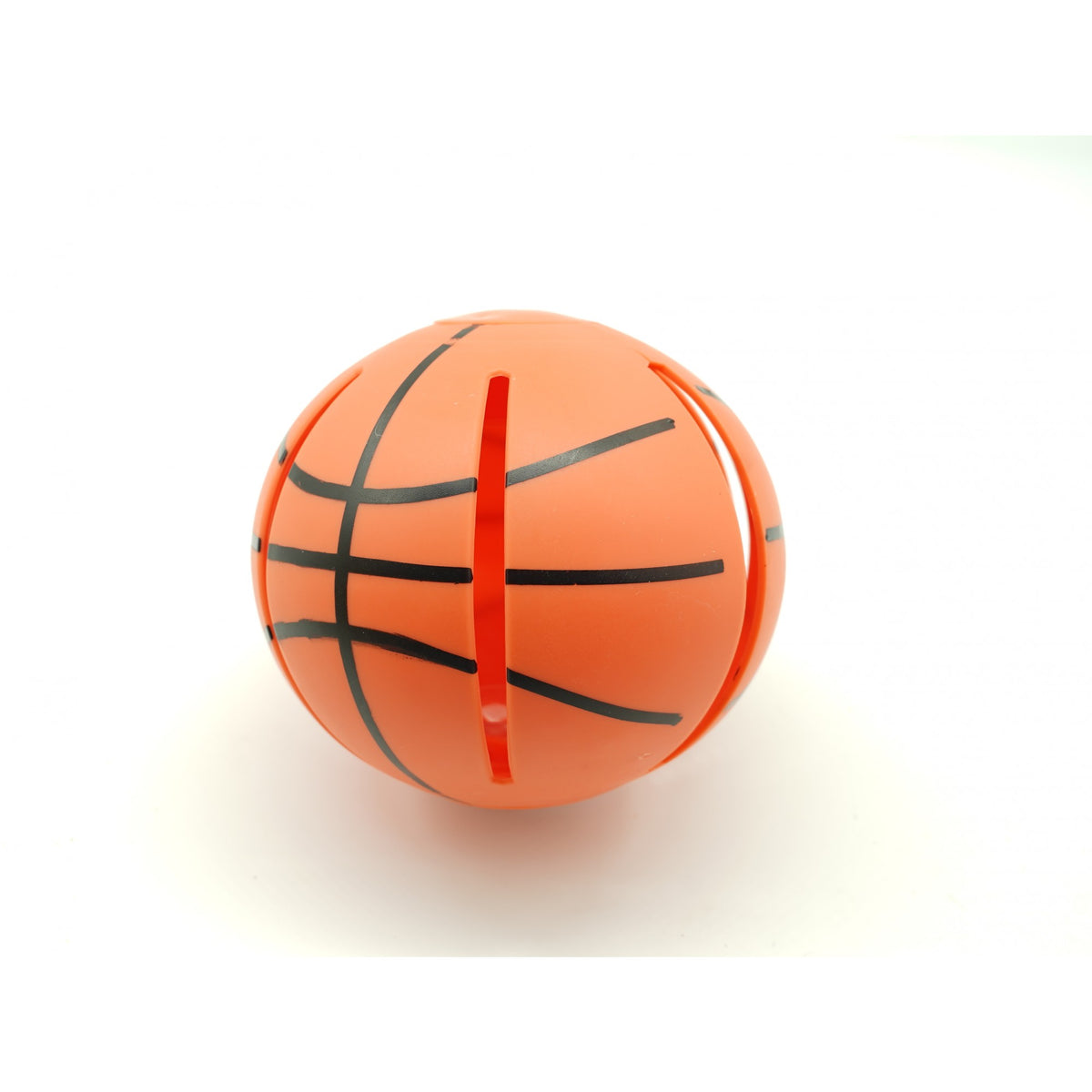 Minge UFO Zburătoare Interactivă, Transformabilă Dinminge În Disc, Cauciuc Cu Lumini LED, Basketball, Alb și Roșu, 8 cm