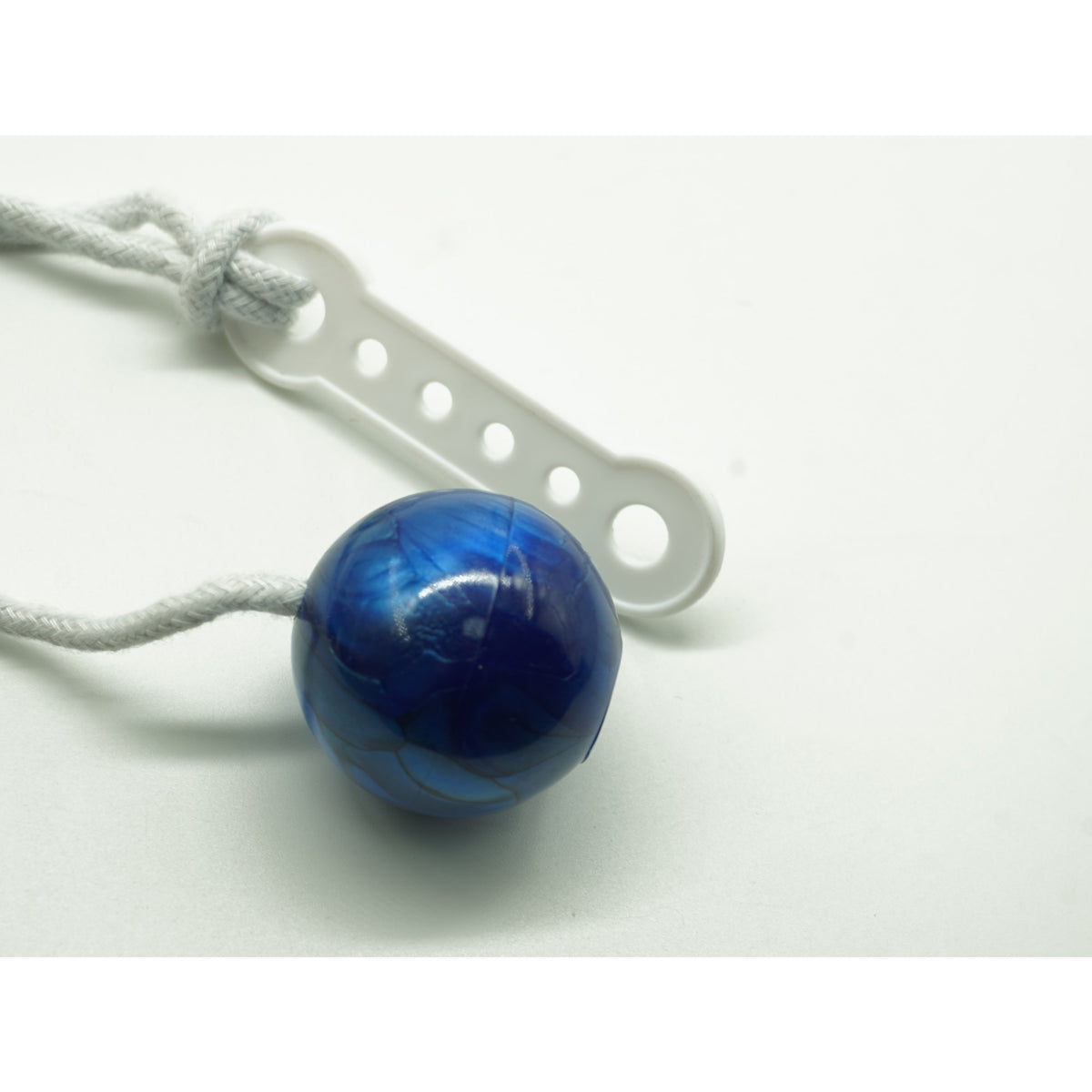 Jucarie Interactiva Clackers Ball, Antistres Pentru Dezvoltare Motorie, Plastic Rezistent, Albastru, 40 mm