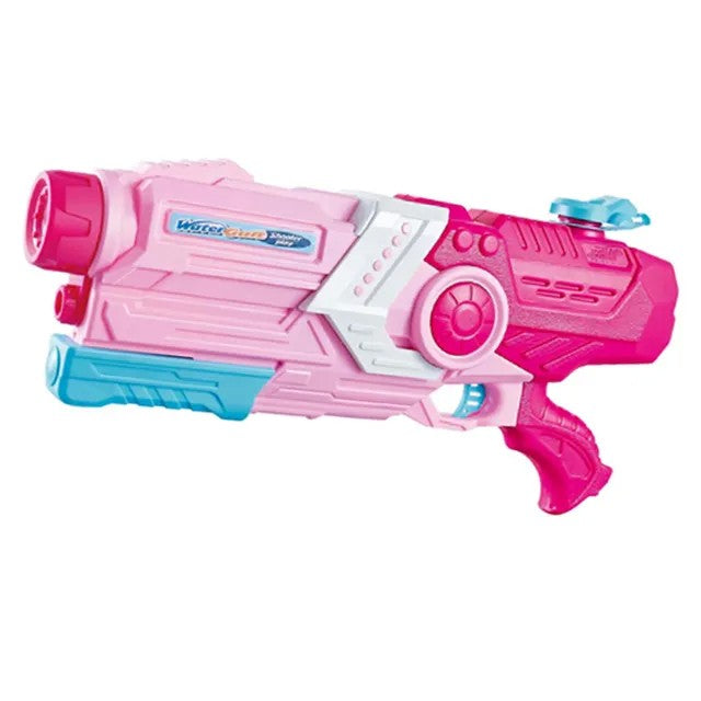 Pistol cu Apa pentru Copii si Adulti, Pompa Inalta Presiune cu Tragaci, Rezervor Mare Anti-Scurgere pentru Piscina si Plaja, 6 Ani+, Roz, 2000 ml